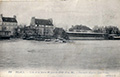 Crue de la Marne 26 Janvier 1910 (6 m 20). Passerelle disparue Quai Tiers.