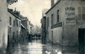 Un coin de la Rue de la Justice - L'arrivée du flot - Inondation des 25, 26 et 27 Janvier 1910